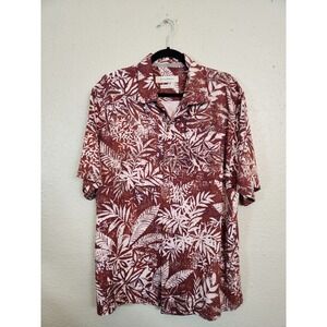 Tommy Bahama Men's Multicolor Floral Button Up Shirt‎ Size Large